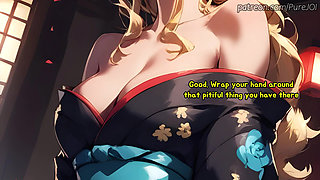 Black Maria from One Piece decided to check your anal hole (Femdom JOI)