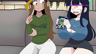 Cartoon anime sex, creampie pussy, spouses