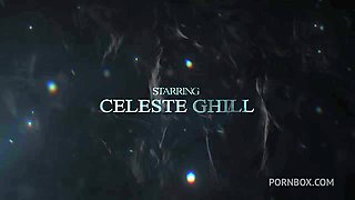 Sexy Celeste ghill first DP interracial big gape