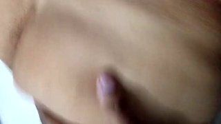 Mou Smith Hot Stepdad Visit: Big Tits Teen Enjoys Massage and Pussy Masturbation with His Knee