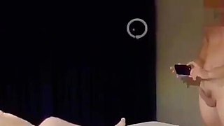 Sharing Wife, Hubby Records While His Wife Is Making Love with Another Guy in Their Bed, Hotel Room Wife Sharing,cuckold, 3some