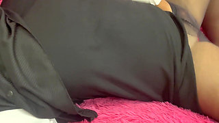 Jerk off with My Stepmom in Hijab Close-up