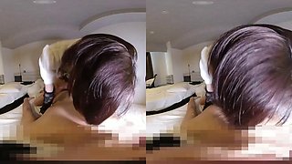 With her assertive grasp on my turgid erection, there was but a momentary pause as it dawned upon me that I had ventured into an erotic utopia surpassing any previous fantasies.: VR Porn