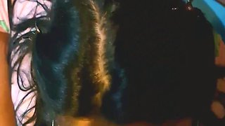 Stepsister is so horny that she lets her stepbrother to lick her and rail her after