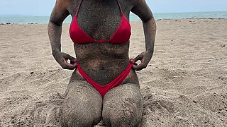 Buried in the Sand & Beach Yoga - Double the Show