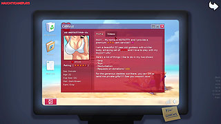 Gorgeous Busty Slut Fills Her Pussy with Big Dildo - Summertime Saga 3D Animated Porn Game