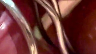 Chastity Belt First Time on His Dick and