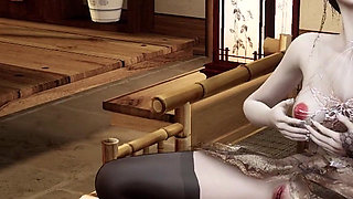 Old Wang's Young Lady Companion Attends to Him