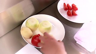 Incredible Japanese slut Haruka Ito in Hottest kitchen, wife JAV video