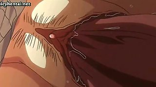 Hot anime nurse getting a dick