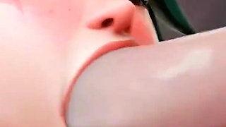 Madruga3d Intense Double Penetration: Hot Curvy Latina with Big Juicy Ass Fucked Hard Doggy Style by Massive Black Cock