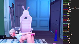 bimbo streamer left behind to turn off the geyser to have rock hard ass fucking hookup with playthings sims me manga porn