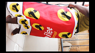 Shower and Outdoor Ass Spreading and Clapping Scene