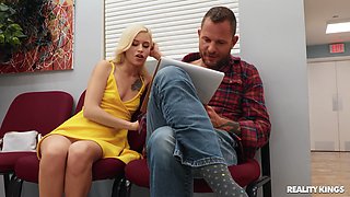 Naughty blondie incredible porn clip