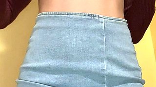 Busty brunette solo masturbation