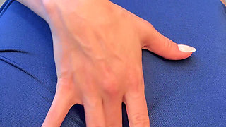 Guided Handjob! Trying Gym Leggings, Come Give Me a Lot of Milk in the Ass??