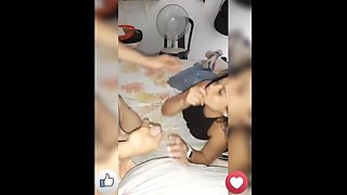 Hot Colombian Teen Blows Me at Party - POV Fuck with Petite Estefani