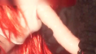 Husband Sissy Pegging While Having a Slut Tattoo Above His Ass, Which Was Fucked by Strapon