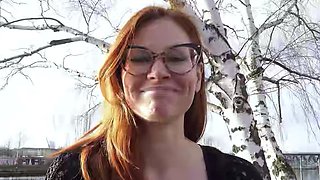 GERMAN SCOUT - Redhead MILF Mona