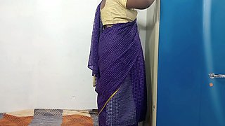 Tamil Stepmother Was Doing Housework Stepson Put His Hand on Her Petticoat and Teased Her Pussy Armpit Licking Pussy Licking