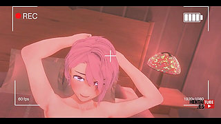 Dandadan Hentai - Aira Ridding Okarun's Dick - Asian Japanese Anime Manga