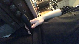 Amateur double toy masturbation