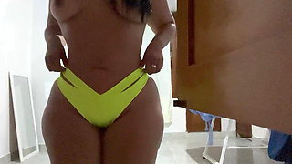 NURSE changes clothes and is caught on camera in the office