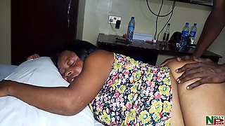 African MILF Woke Nigerian BBC up for Early Morning Hot Sex (continuation)