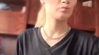 Blonde emo amateur solo masturbation