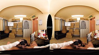 Gorgeous Japanese babe VR horny xxx video