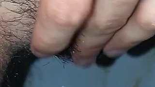 I Pee, Masturbate and Cum at the Same Time in a Public Toilet