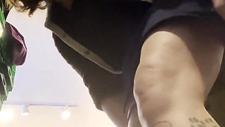 Commando and Trying on Clothes in a Shop Without a Locker Room!