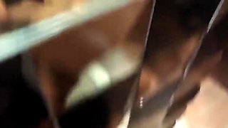 Magia Rosa Blowjob in Madrid Club Toilet - Amateur Public Sex with Small Tits