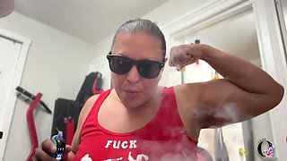 Lp-289 Smoking While Playing with My Boobs