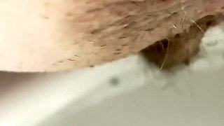 Peeing in the toilet and shower
