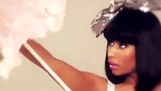 See Nicki Minaj in her tight latex.