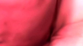 Beautiful Brunette Big Boobs Rides Fake Cock