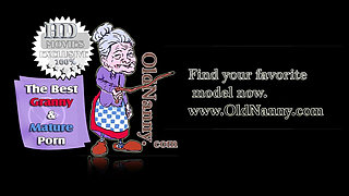 Grandma Rubbing Her Juicy Pussy in Bathroom and Gets Orgasm