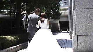 Hardcore Japanese GFs featuring model's bridal scene