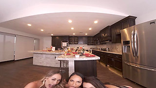 Sexy Babes, Adira Allure, Audrey Miles, and Sofi Ryan, Have Foursome Fun