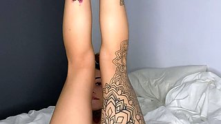 Sexy hottie Anetta Keys enjoys a solo toy masturbation