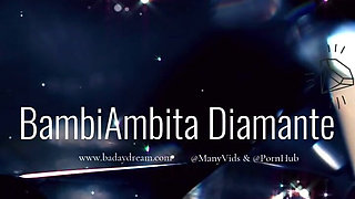Bambiambita Is Stripping and Teasing with Poledance