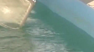 Morning Sex with Loud Moaning by the Pool