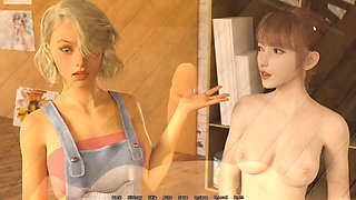 Naughty ""Cherry Doll"" loses her innocence to her best friend (Nudist School Part 14)