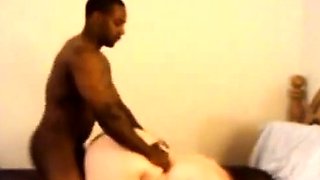 Interracial Amateur Sex with a BBW