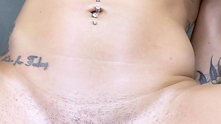 Stacked brunette goes solo toys and masturbation