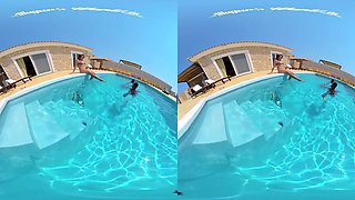Talia Mint Fucks In Pool