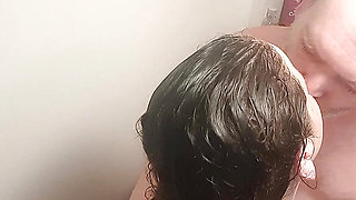 Sex in a tiny shower