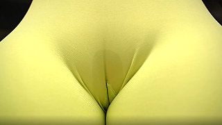 Rubbing my perfect wet pussy in wet leggings
