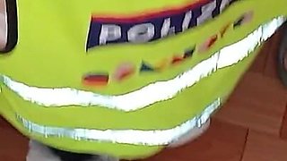 Three Lesbian Cops Fucking in the Police Station
